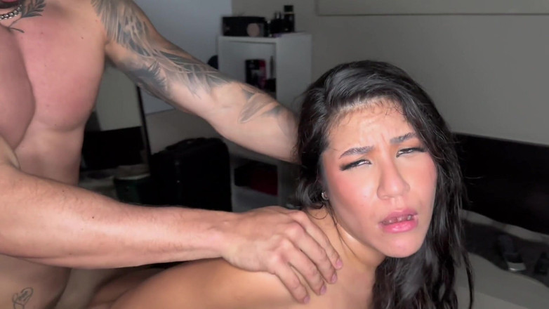 Valentino Roca TV: Namiętny seks creampie z wielką dupą Latiną Andreą Retali