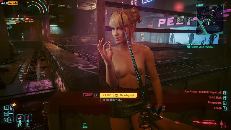 LewdArcade: Cyberpunk 2077 Grace &amp; Charlene Fox seksscènes [18+] vreugde speelgoed hete scènes seks...