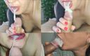 Winonna8: Камшот в рот для зрелой брюнетки - подборка спермы во рту в любительском видео