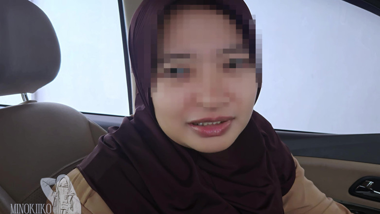 Minokiiko: Hijab Student (18+) Fucks in a Car to Upgrade Her Cellphone -...