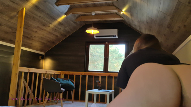 Petite blond your pure desire: Beautiful Polish Teen Rides Big Cock and Has a Big...