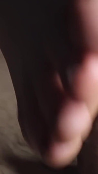 Close no footjob