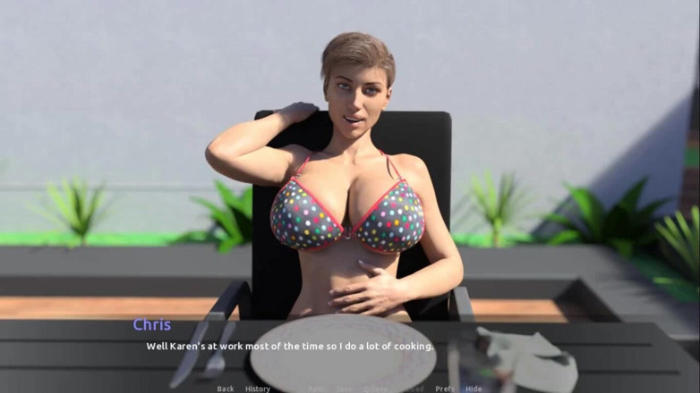 Dirty GamesXxX: The Visit: Super sexy MILF with huge tits ep.1