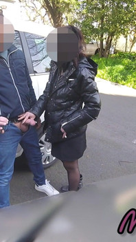 Der Lehrer Schluckt Schwanz Auf Einer Öffentlichen Straße (schwanz Blankziehen, Extreme Öffentliche Action!) - Misscreamy