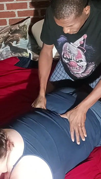 He Massage My Back and Pop It Damn That Dick Big and Hitts