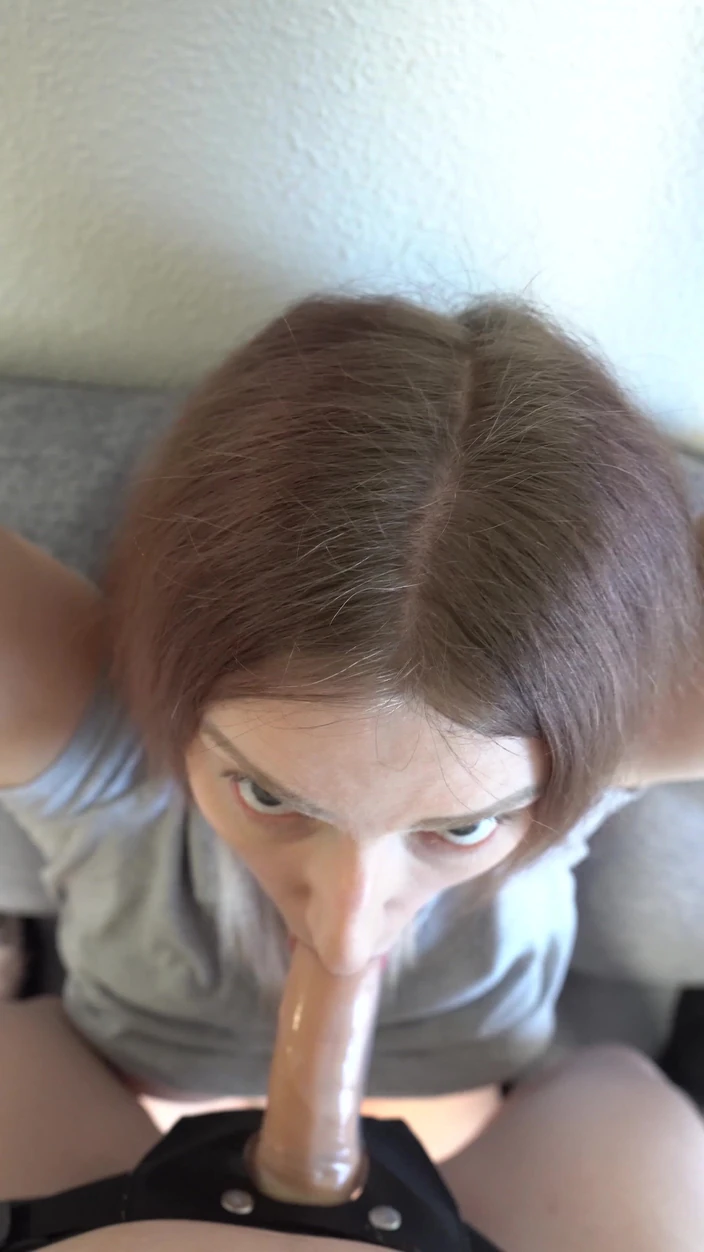 AcrylicCloud: Ivy Handcuffing Kate and Fucking Her Face with a Strapon...
