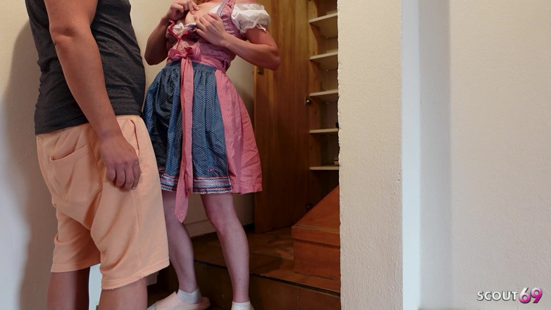 Scout69: German Bavarian Girl in Dirndl Seduce Husband of Step-sister to...