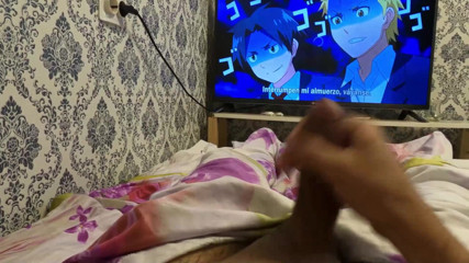 SexMamon: Regarder des dessins animés, jouir au lit, beau ralenti