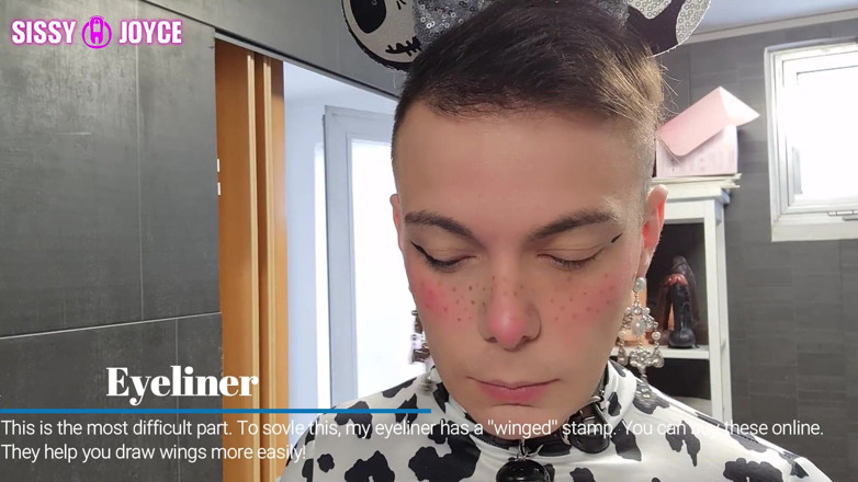 Sissy Joyce: Make-up-tutorial für sissies