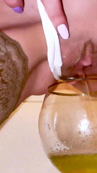 Sperm Drain 7: Bitch Axell Films Her Pissing and Playing with an Anal Plug in Her Panties!