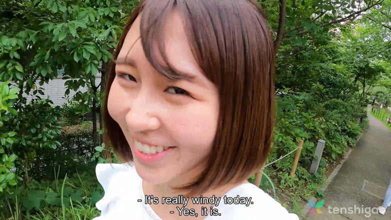 Tenshigao: Girl Next Door Kurumi Aoyama Gets Naked for Us Today