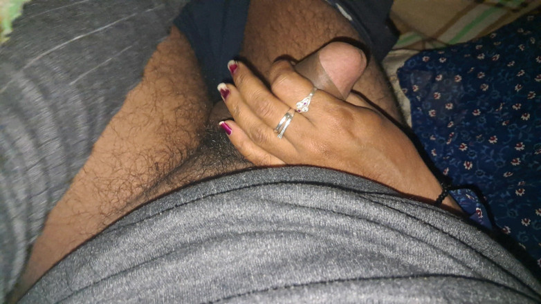 xshika: Indian Wife Masterbate My Dick Till Cumshot