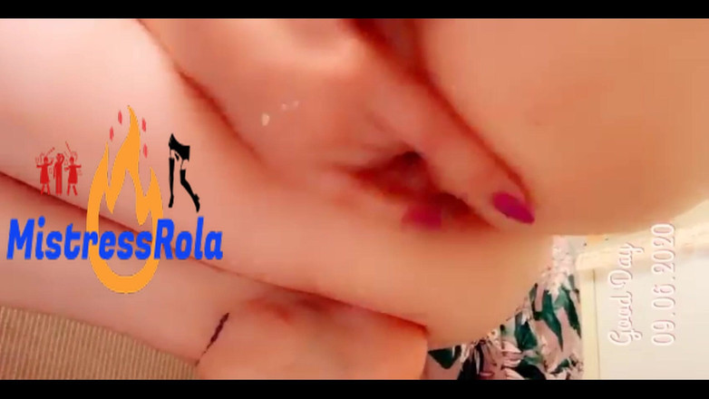 Mistressrola: Мастурбация, говори, сперма и моча