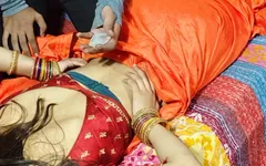 Huge Boobs Indian MILF Strips Saree Choli and Fucks with Devar Ji