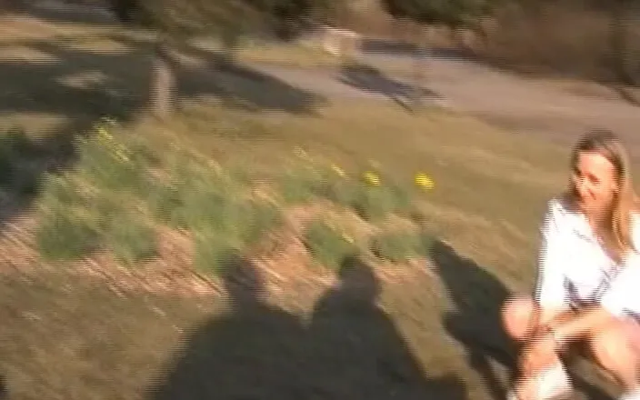German amateur couples: Blonde German Slut Gets Her Pussy Rocked in Public