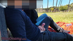 Miss Creamy: Cikgu Perancis Melancap Amatur Di Taman Kepada Pelajar Dengan Pancutan...