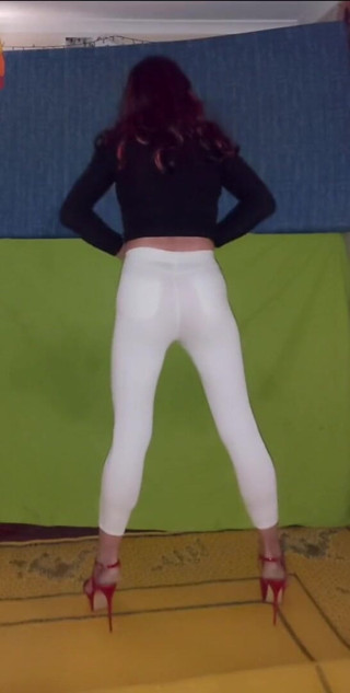 Lizzaali: Pantalones estirantes blancos