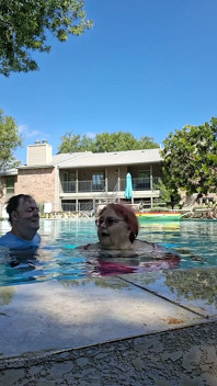 Grandota Pareja Ama Besar La Piscina