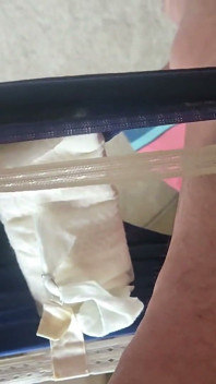 Sexy Lacey Sanitary Belt and Super Kotex