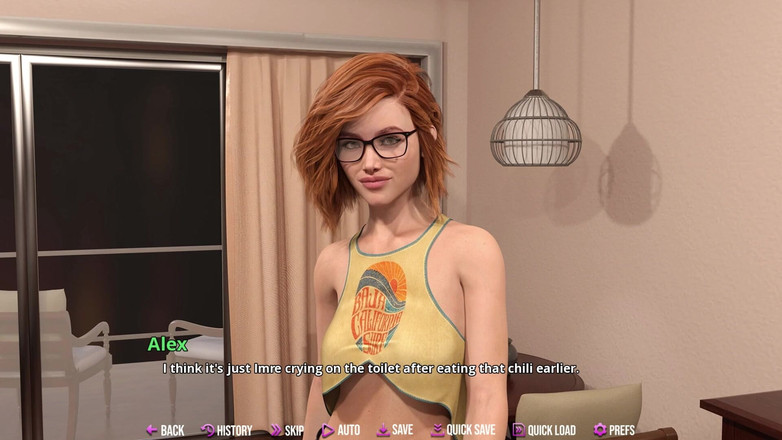 3D Cartoon Porn: College Kings 150 - riley mostra il suo nuovo trucco deepthroat su...