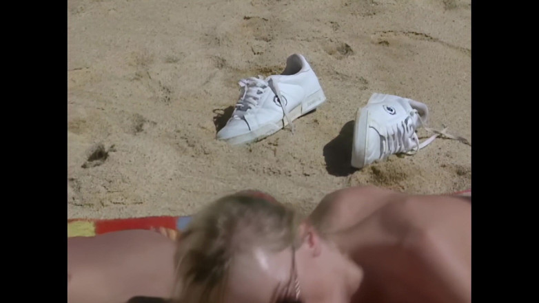 Blitzporn: Crystal Wilder Fucked Hard on the Beach by Two Big...