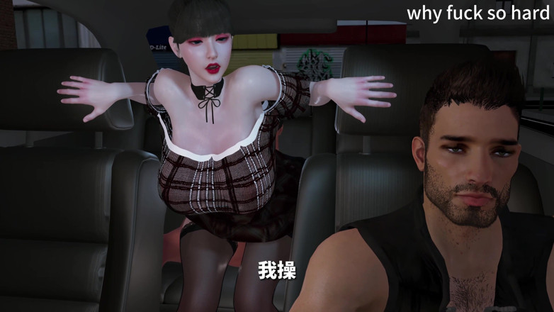 Why fuck so hard: 차에서 큰 자지 배다른 아들과 바람을 피우는 3D 핫한 새엄마