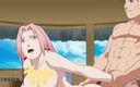 Hentai ZZZ: Sakura krijgt een creampie Naruto Hentai