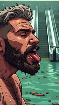 Abandoned Mall Blowjob Fantasy Art