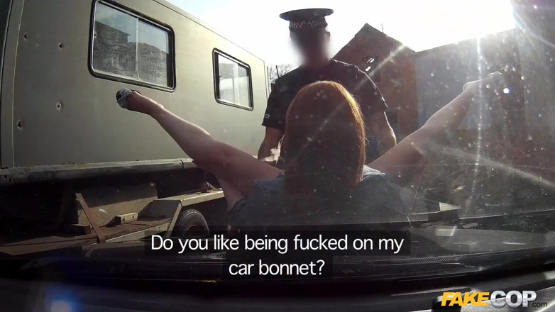 Fake Cop: Fake Cop - Unfaithful Girlfriend Candi Coxx Cucks Her BF