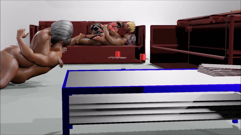 Cockizilla: Chicas tetonas calientes tenían cuarteto con sus parejas