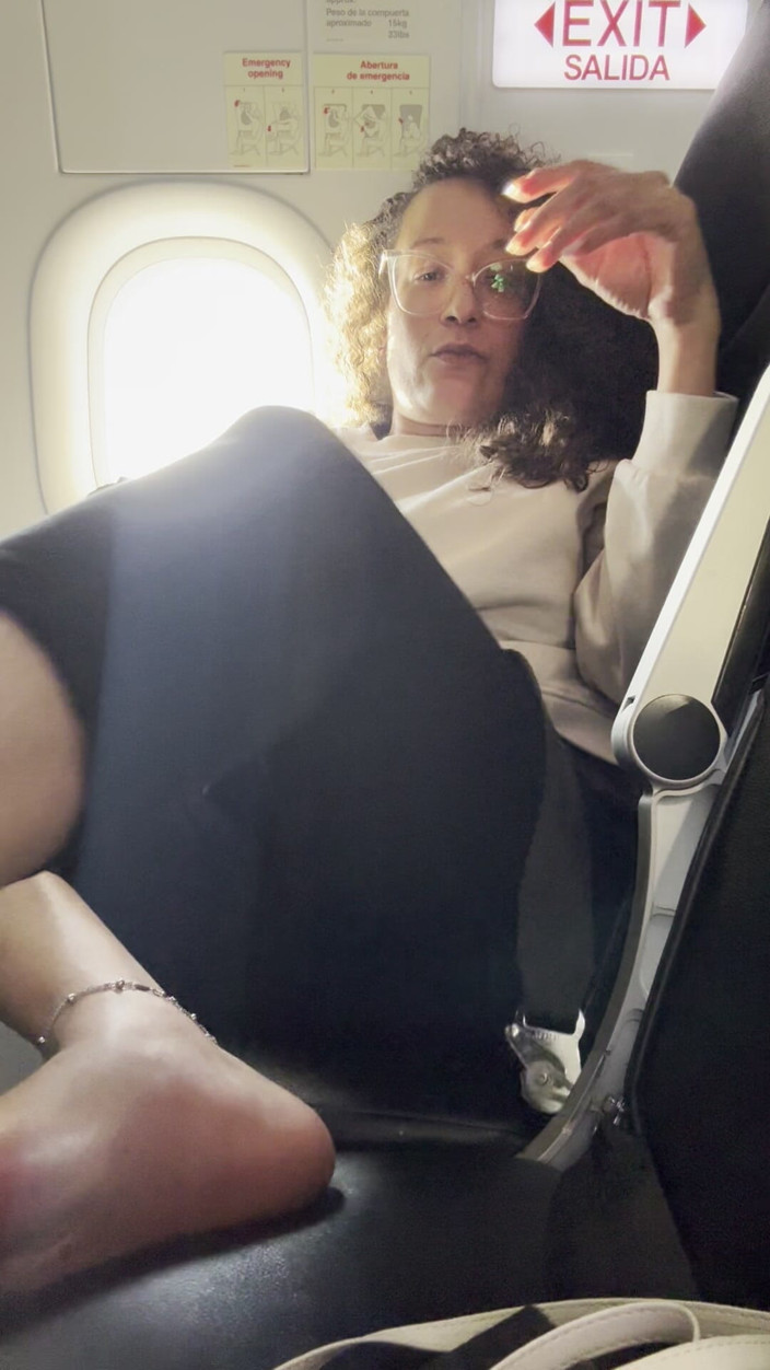 Tan feets: Tanfeets 혼합 라티나 비행기 밑창 애타게