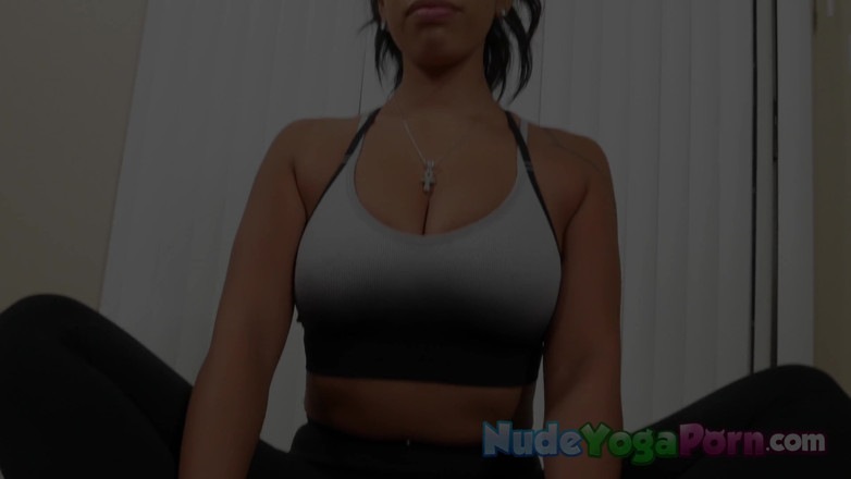 Nude Yoga Porn: Tight fit Latina Amira Styles nude yoga and masturbation