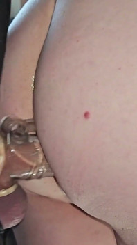 30 Cm Huge and Fat Dick. He Fills Her Entire Pussy