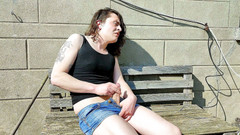 Sara B: सारा आउटडोर हस्तमैथुन