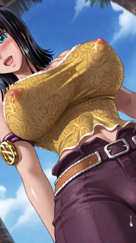 [ai Image] One Piece Robin Hen (skypiea) S