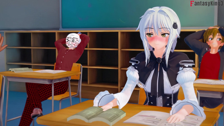 Fantasy king: देख रहा है Kuroka और Irina लेस्बियन सेक्स - dxd Ntr Madness Series