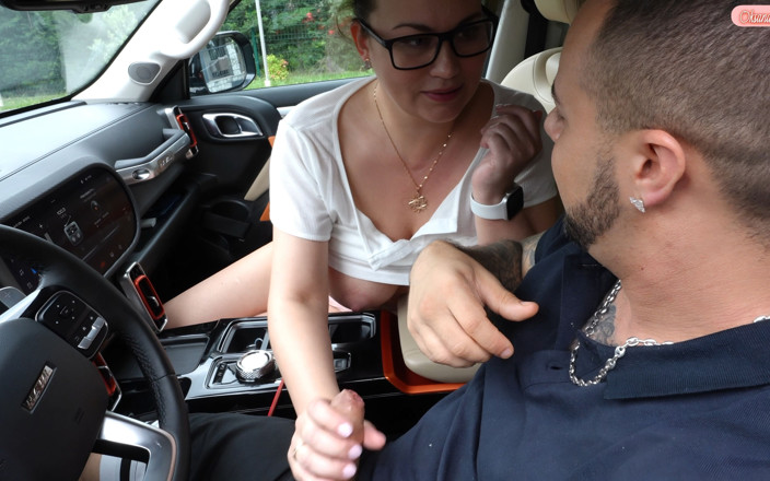 Oksana_Katysheva: Slut Wife Sucks Huge Cock of a Stranger in the...