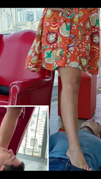 Goddess Kiffa sádica jefa ep 2 - empleado defensor masculino recibió náuseas en los pies de sexy jefe