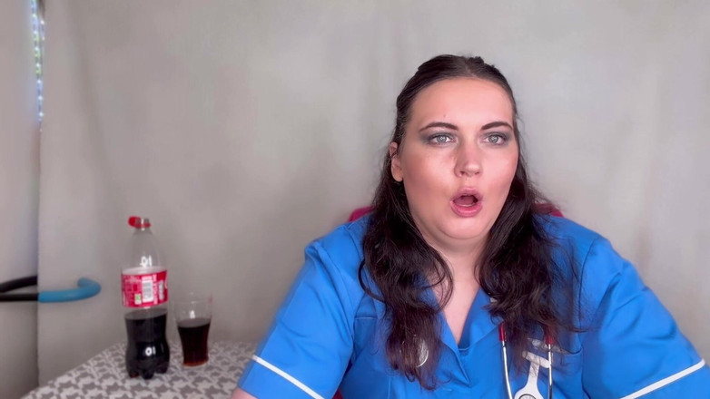 MissFFW: Asistentă Ffw cu băutură fizzy și burping