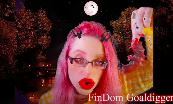 FinDom Goaldigger: Transformare cu decorațiuni de Halloween