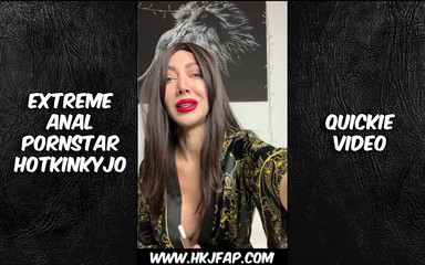 Hotkinkyjo: HKJFANS Amateur Style Films: 13.11.2023 Pornohvězda Hotkinkyjo Faphouse - 23.listopadu Quieckies