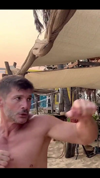 Punching Bag on Zipolite Beach