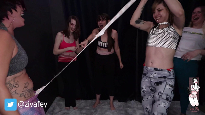 Ziva Fey: Ziva Fey yoga-klasse Wedgie Schlägerei mit Larz Skye Mewchii Jurnee...