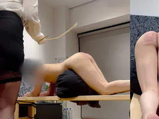Bunny and the Wolf: Yet Another Caning Session for Boyfriend