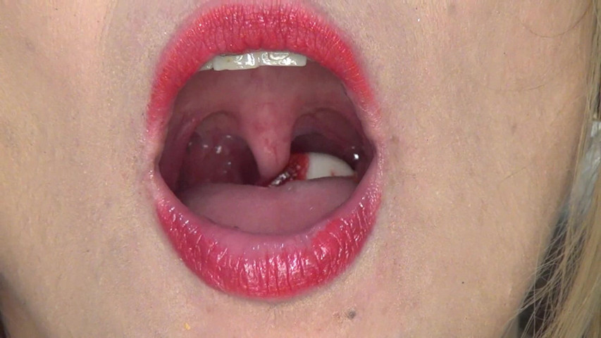 Swallowing Christmas Canes Without Hands (Angel eyes studio)