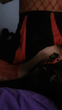 Black Red Cheerleader Outfit, BBC to Ride to Orgasm