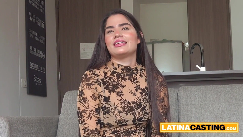 Latina Casting: Gorgeous Latina Teen Is Caught Masturbating During Casting and Railed...