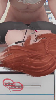 Rothaarige lehrerin bekommt einen schwanz in ihren großen runden arsch gerammt, 3D-porno