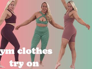 Michellexm: Gym clothes try on haul