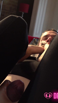Bellas Footjob und handjob in getragenen weißen Socken - (dreamgirls in Socken)